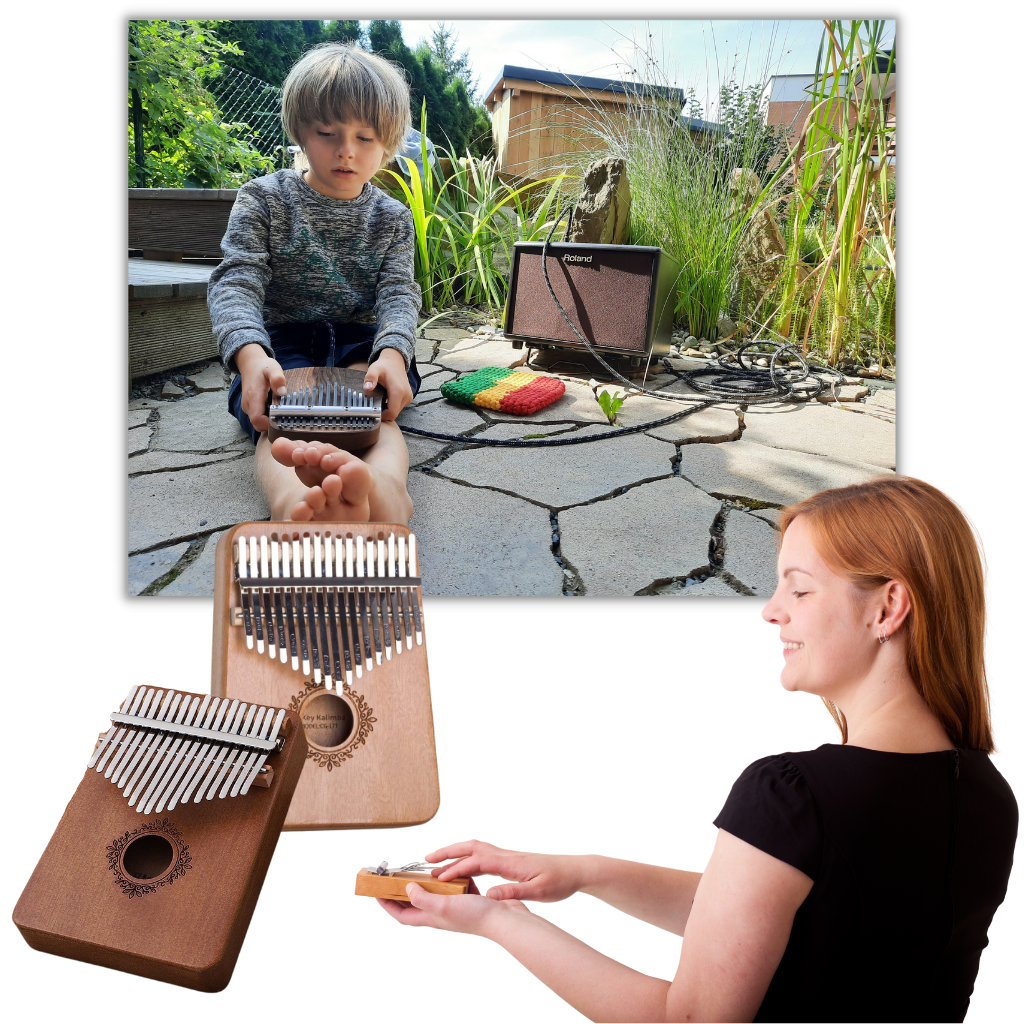 Piano kalimba à pouce de 17 touches