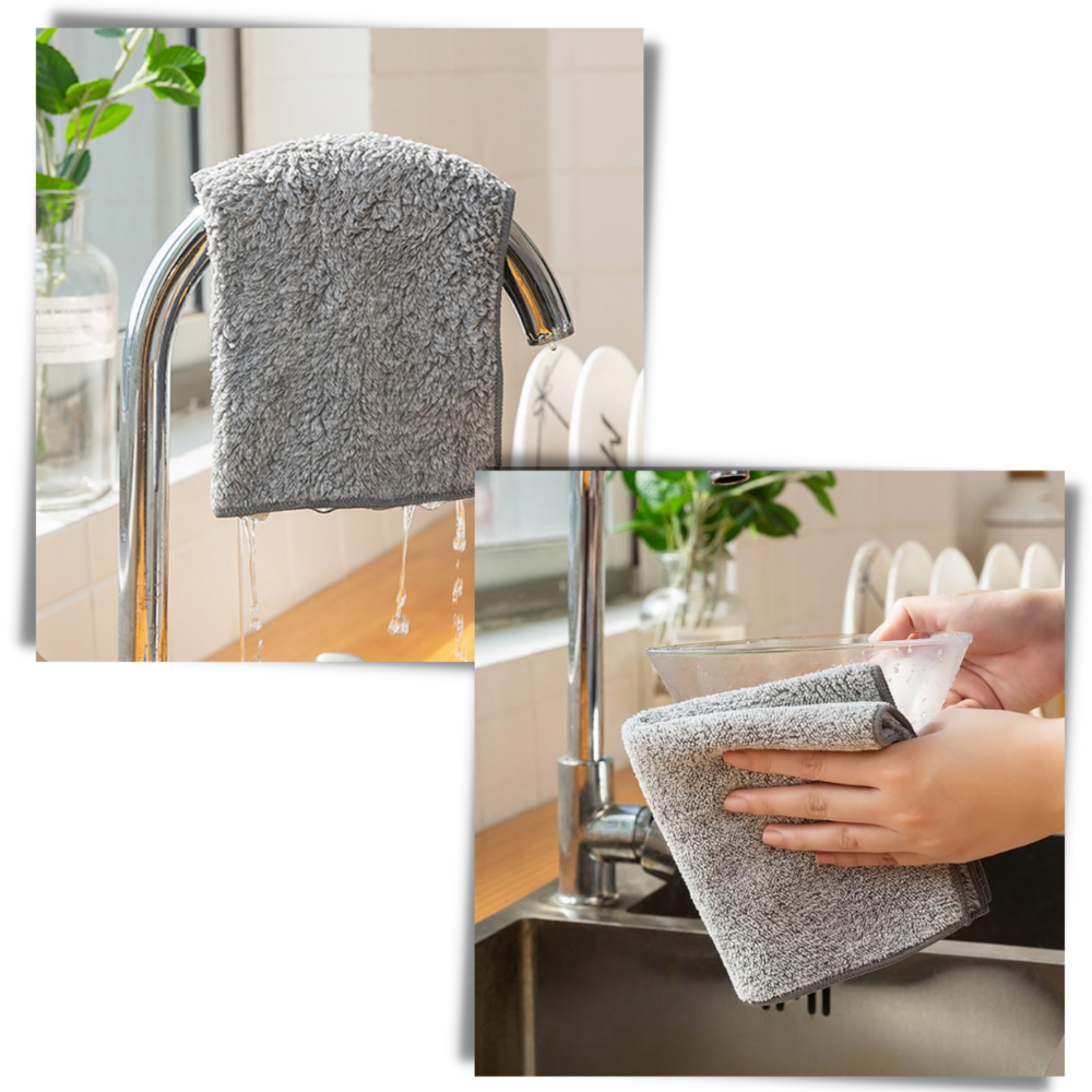 Pack de Chiffons en microfibre de bambou