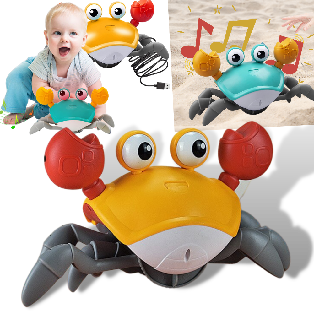 Jouet crabe avec détecteur de mouvement