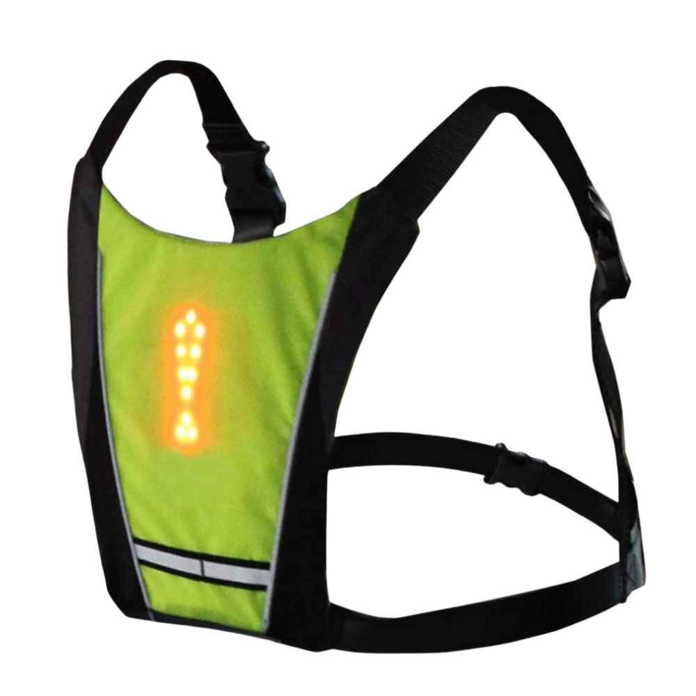 Gilet de cyclisme réfléchissant à LED