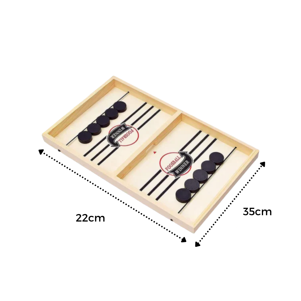 Jeu de hockey sur table en bois