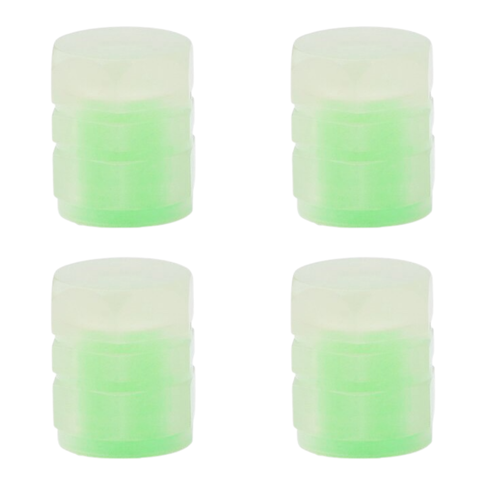 4 Bouchons de valves lumineux pour voitures