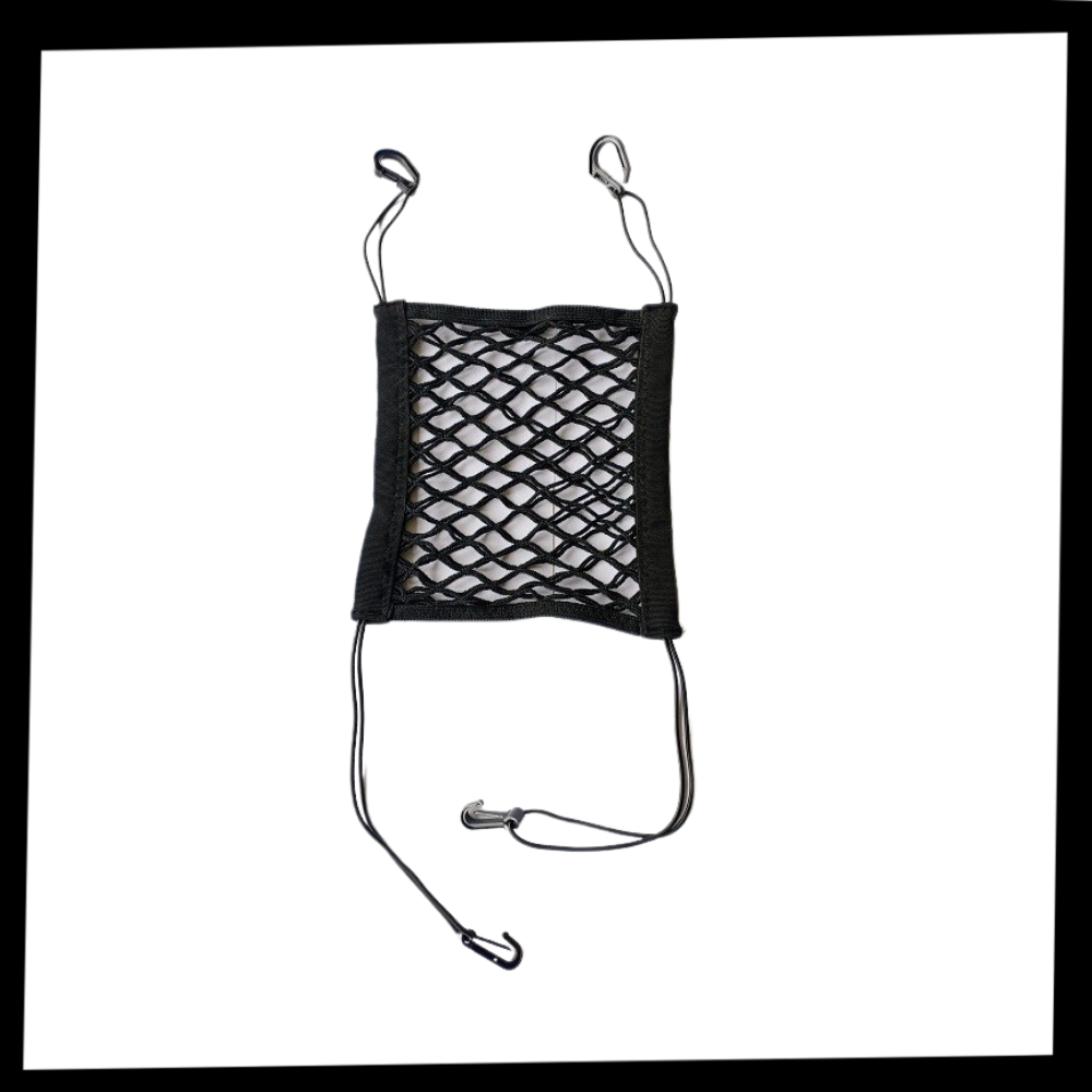 Filet élastique de rangement et d'organisation pour voitures