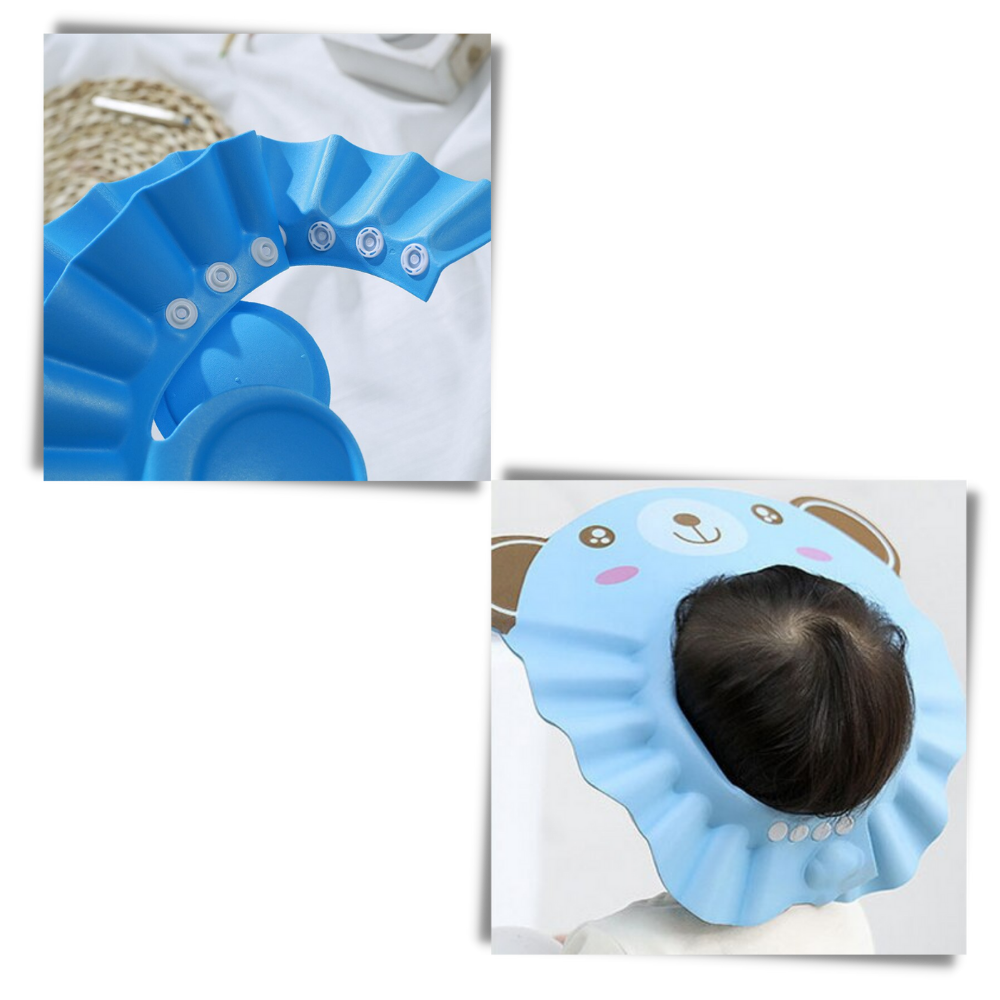 Bonnet de douche et protège-oreilles pour enfants