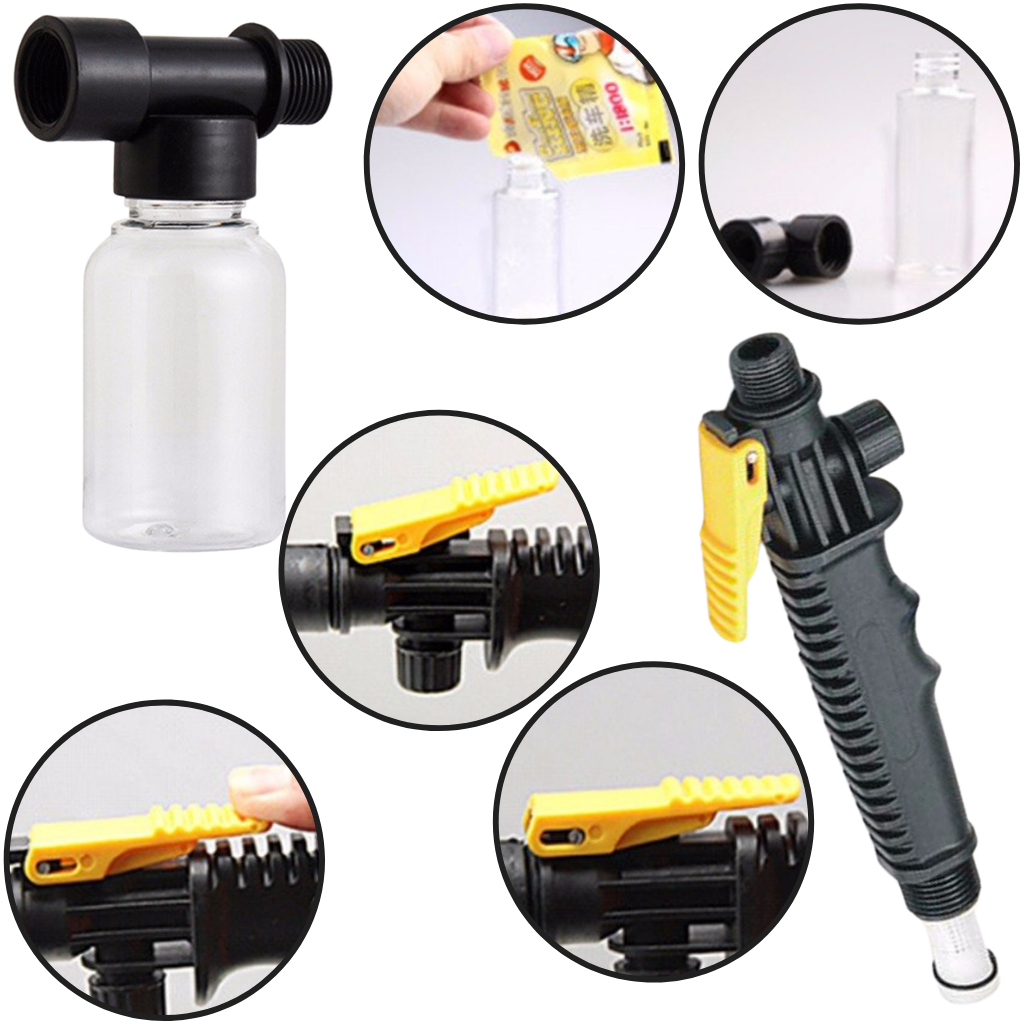 Kit de brosse de nettoyage pliable pour voiture