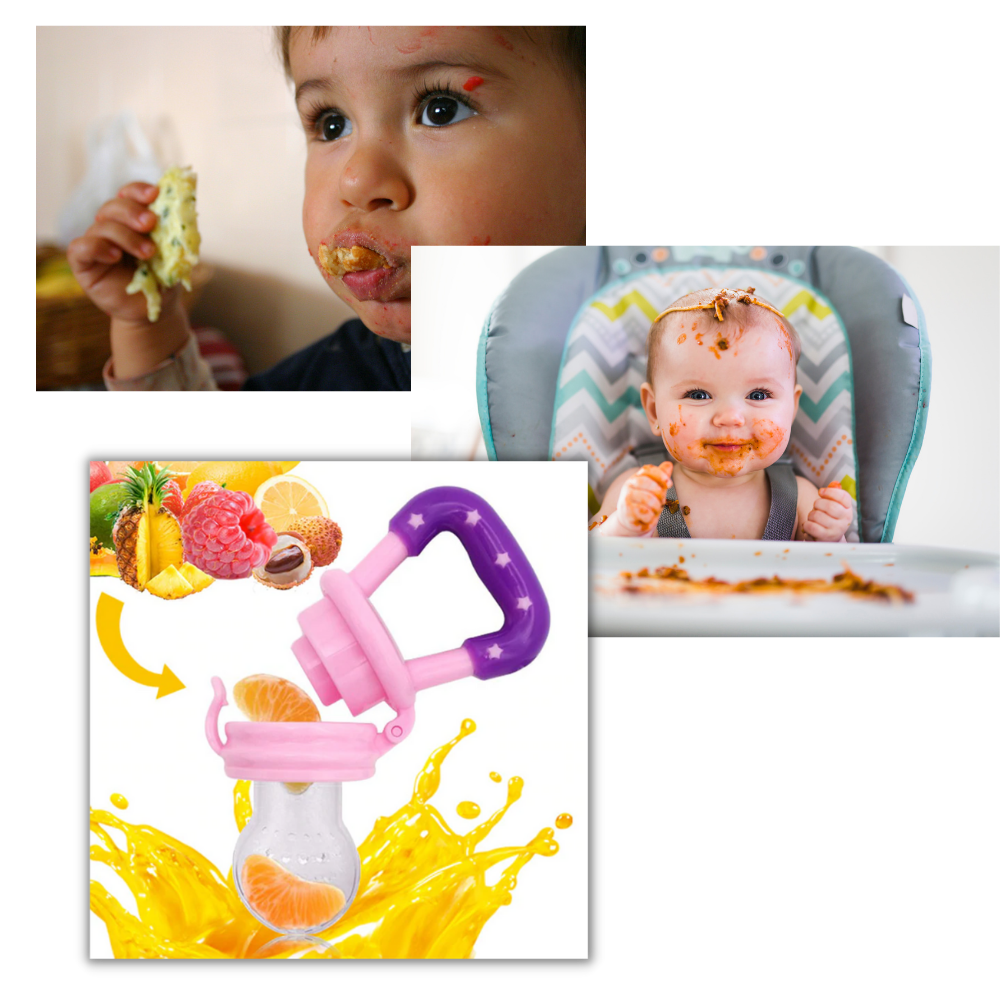 Tétine pour bébé à système de poussoir