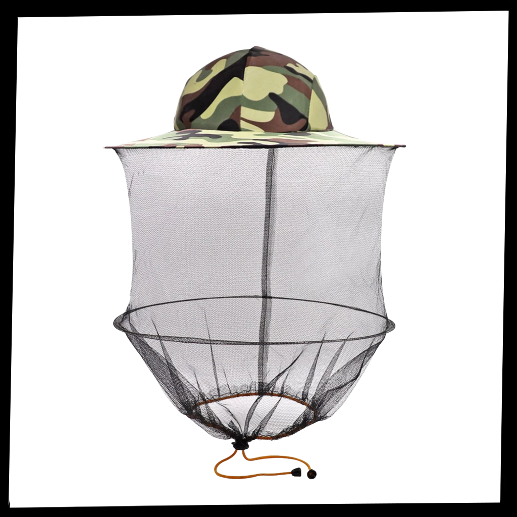 Chapeau d'apiculture camouflage