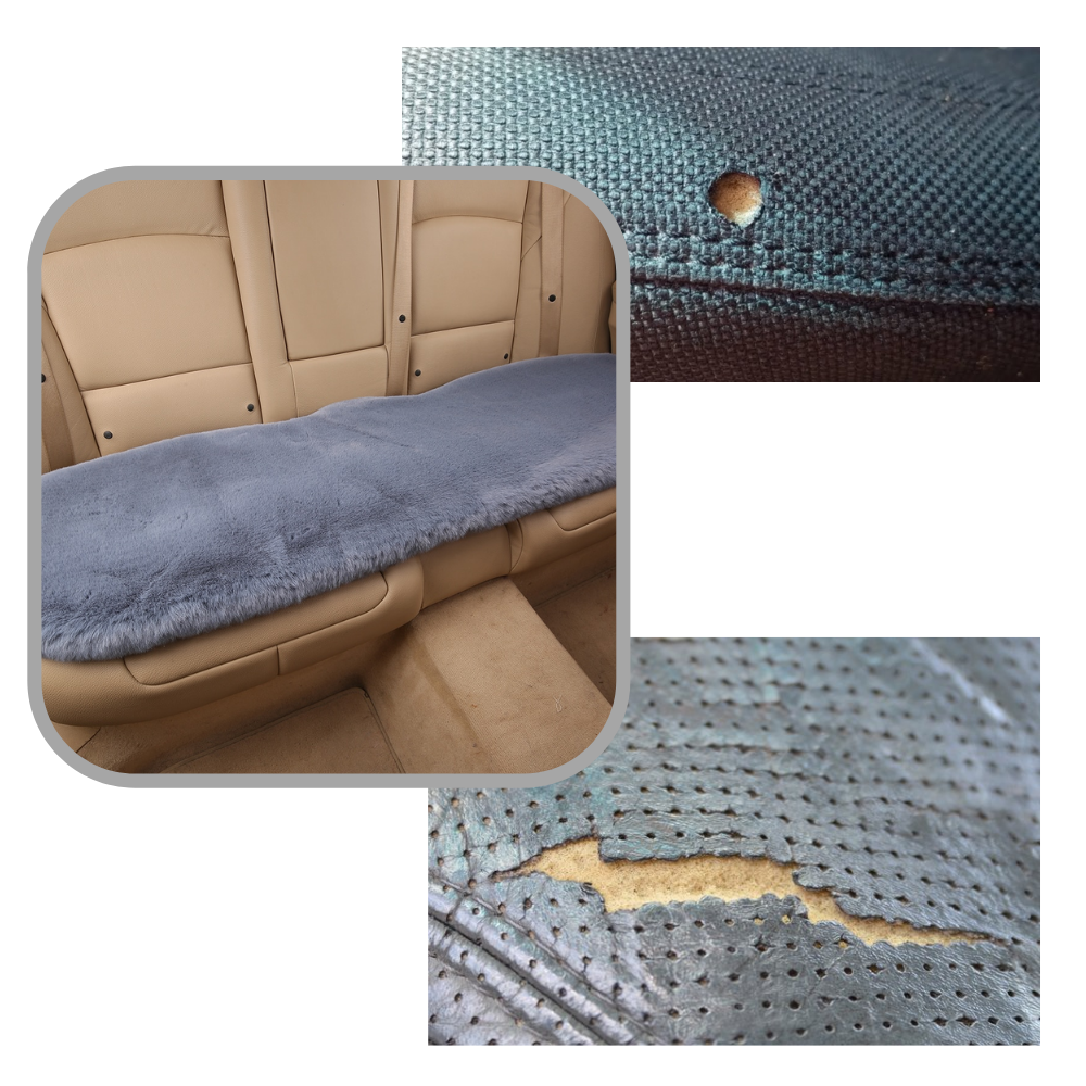Housses de sièges de voiture en peluche