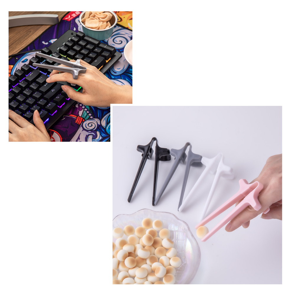 Baguettes ergonomiques pour les doigts