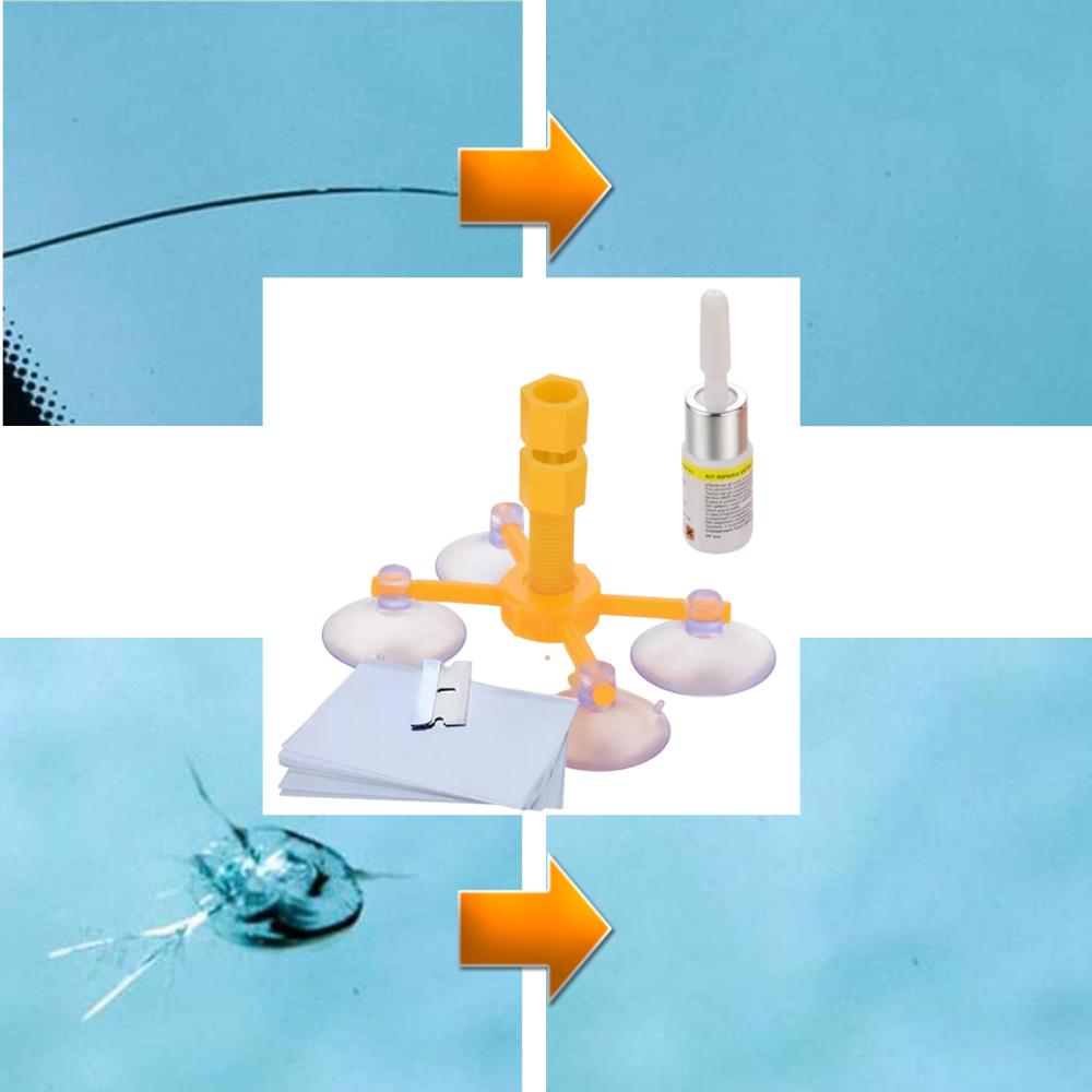 Kit de réparation du verre du pare-brise