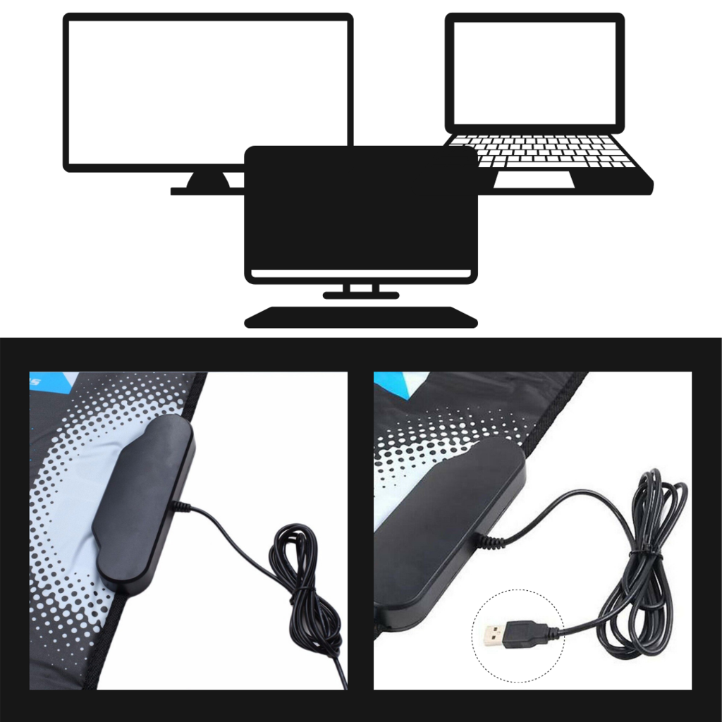 Tapis de danse USB antidérapant