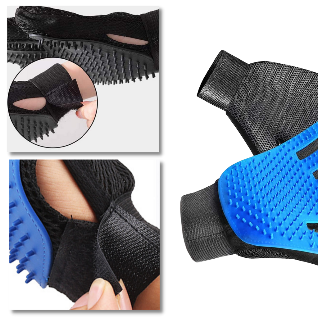 Gants de toilettage pour animaux (paire)