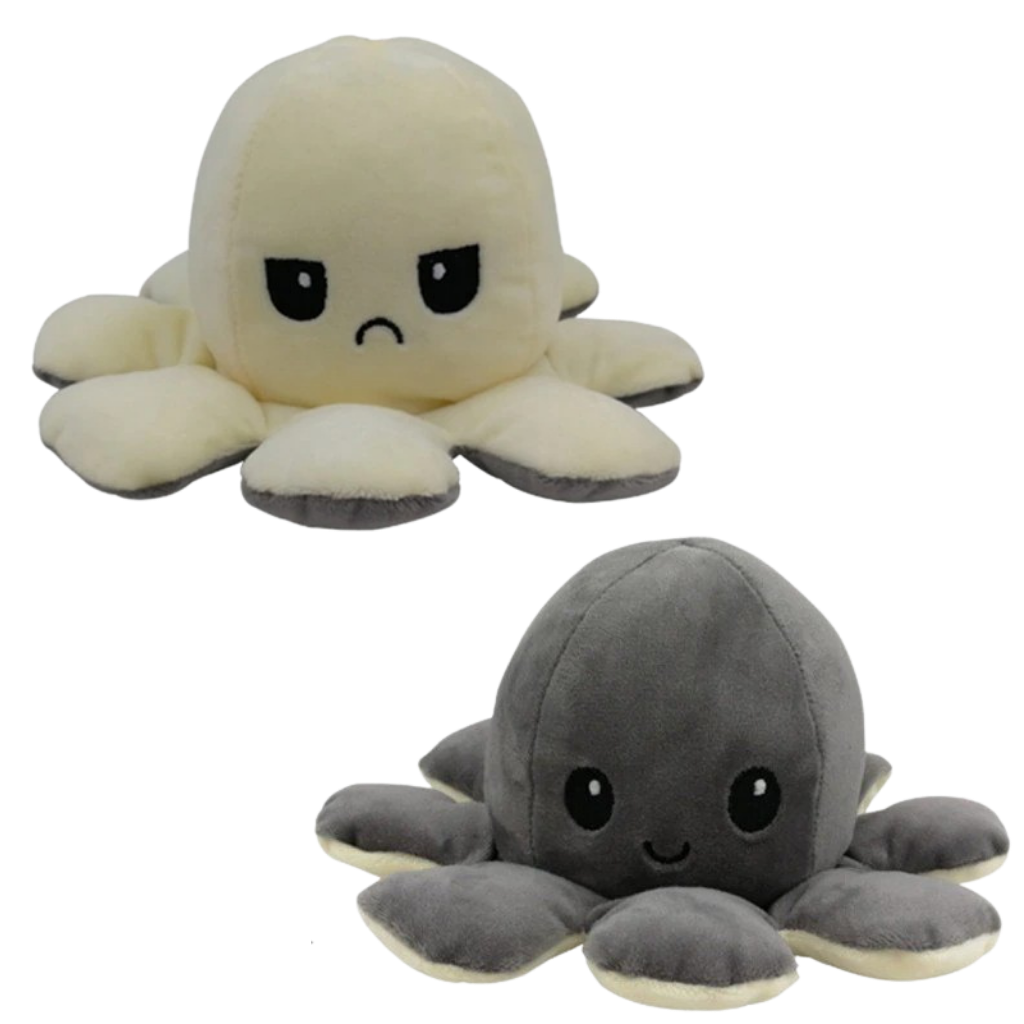 Peluche réversible mini poulpe