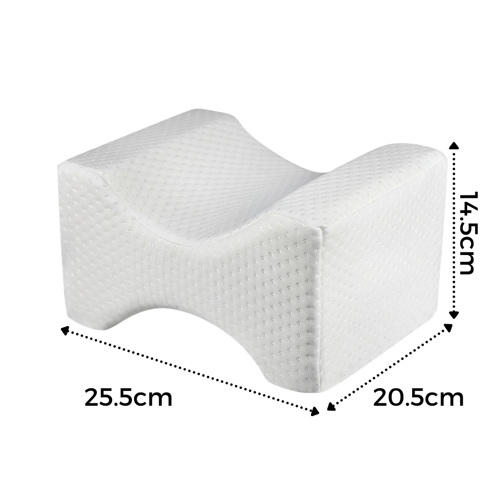 Oreiller en mousse à mémoire de forme pour entre cuisse