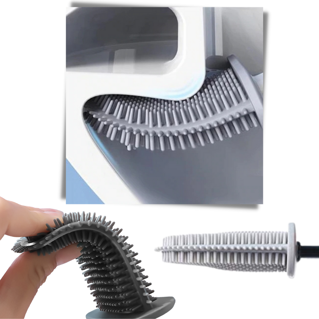 Brosse de toilette en silicone