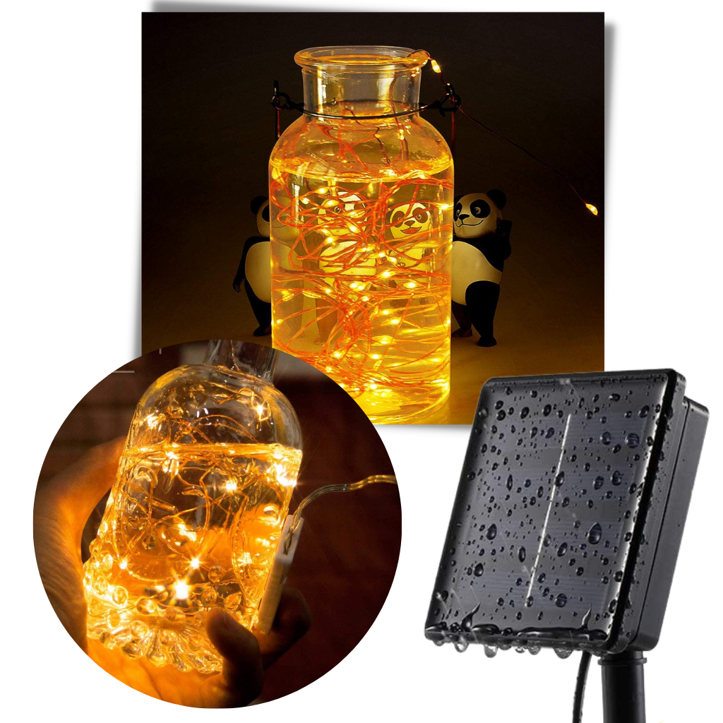Guirlande solaire à LED