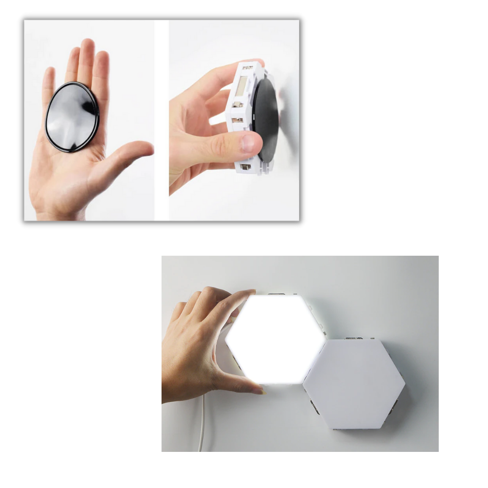 Lot de 3 lampes tactiles modulaires