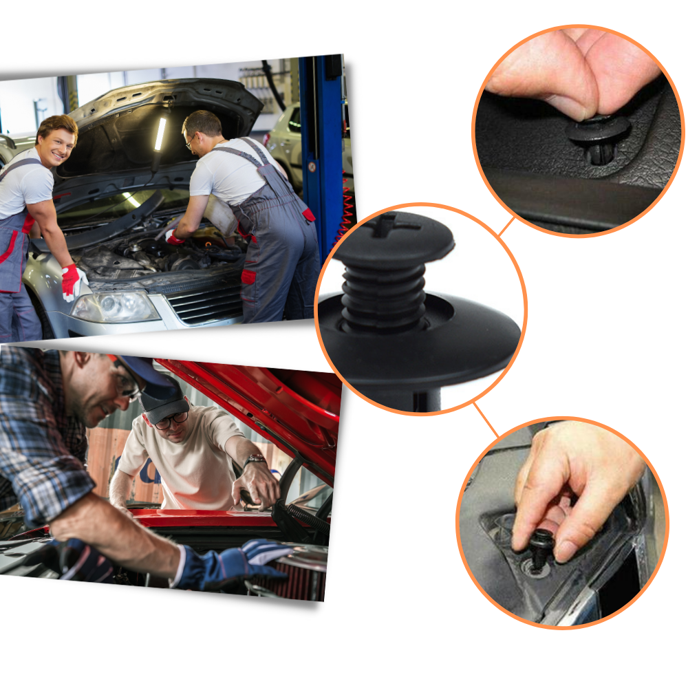 Kit de clips pour panneau de porte de voiture
