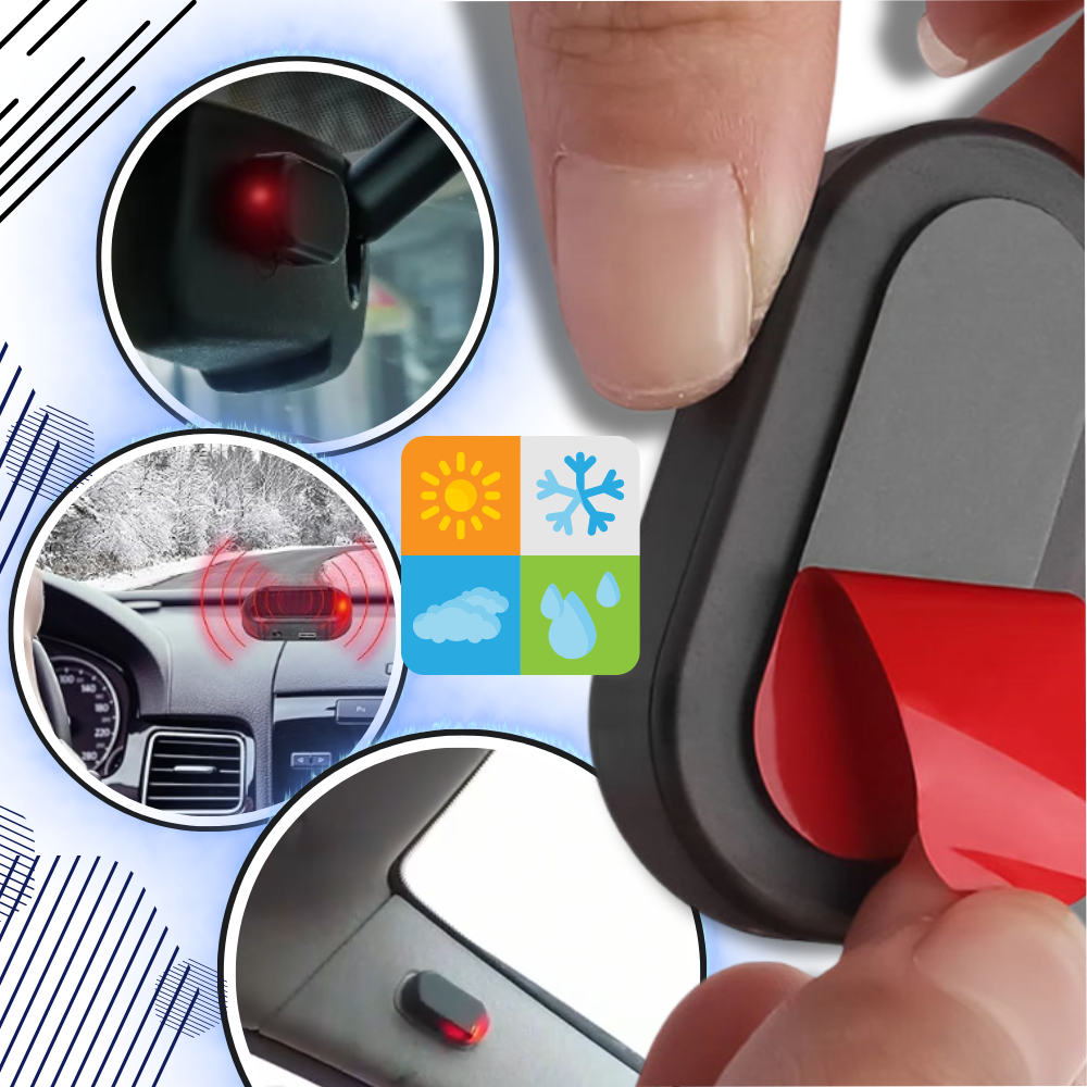 Lampe d'alarme solaire pour voiture
