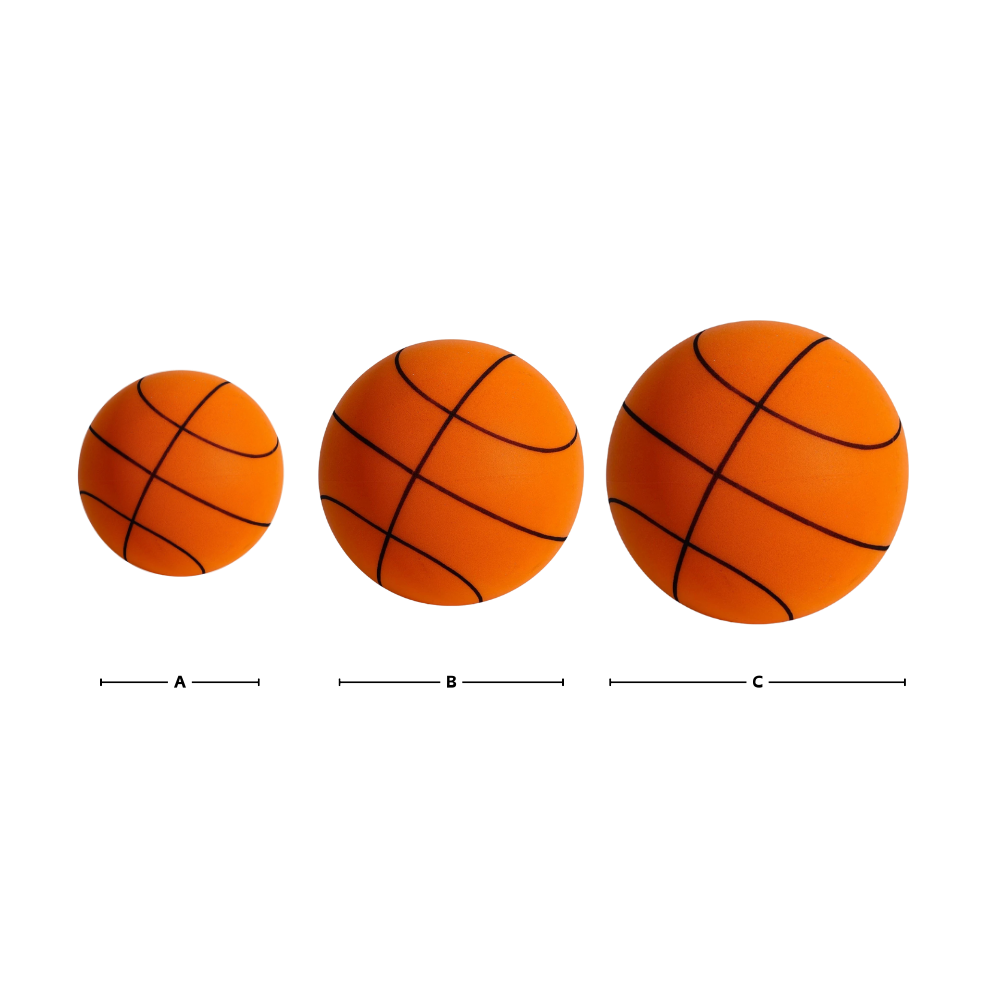 Ballon de basket silencieux, amusant et coloré