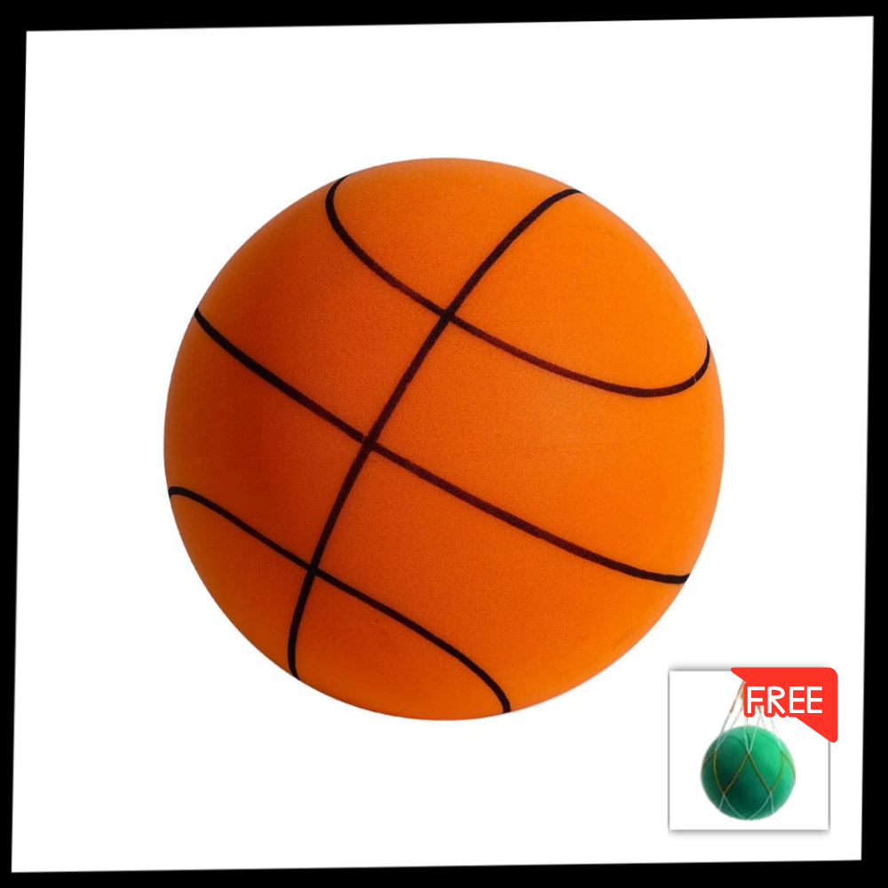 Ballon de basket silencieux, amusant et coloré