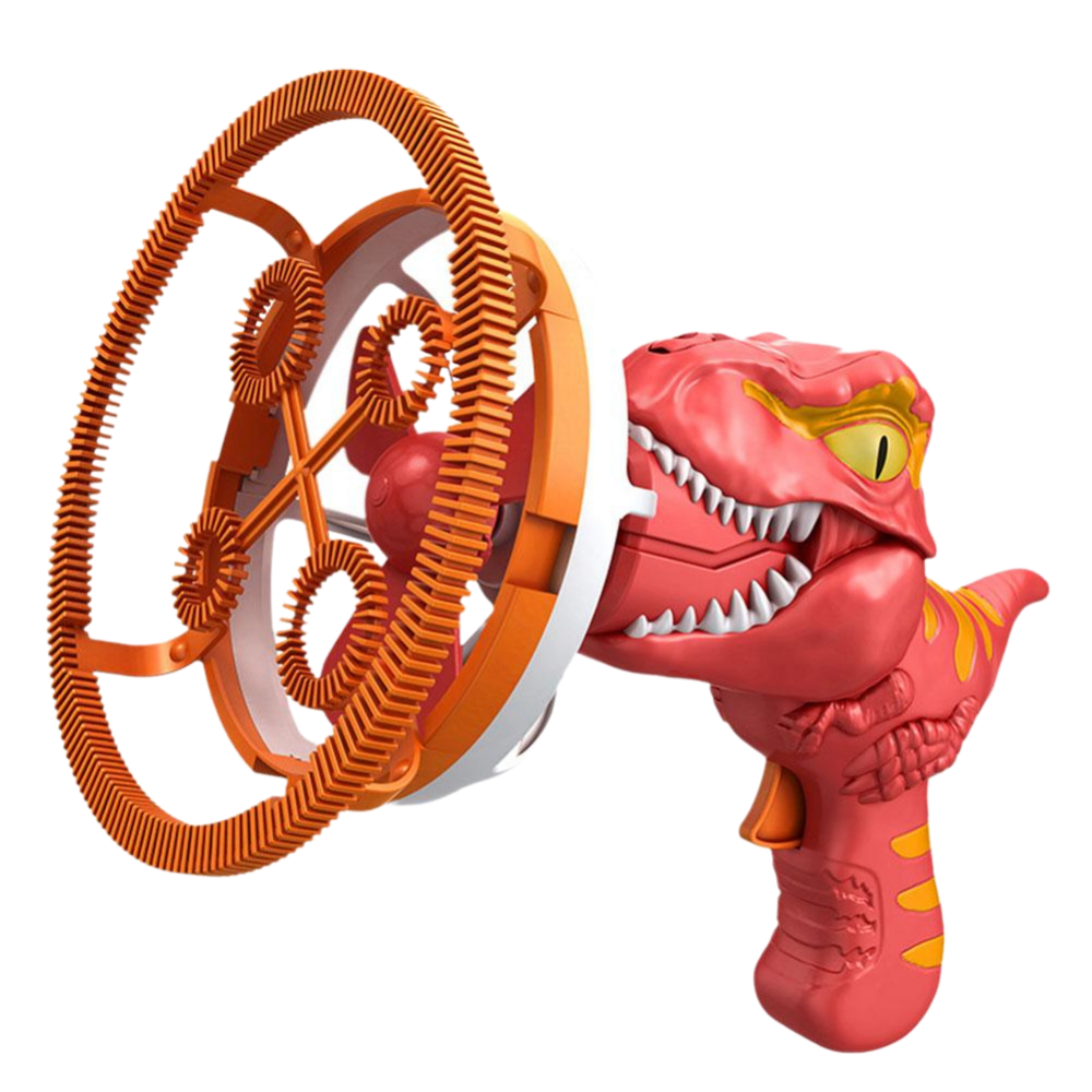 Machine à bulles colorées en forme de dinosaure