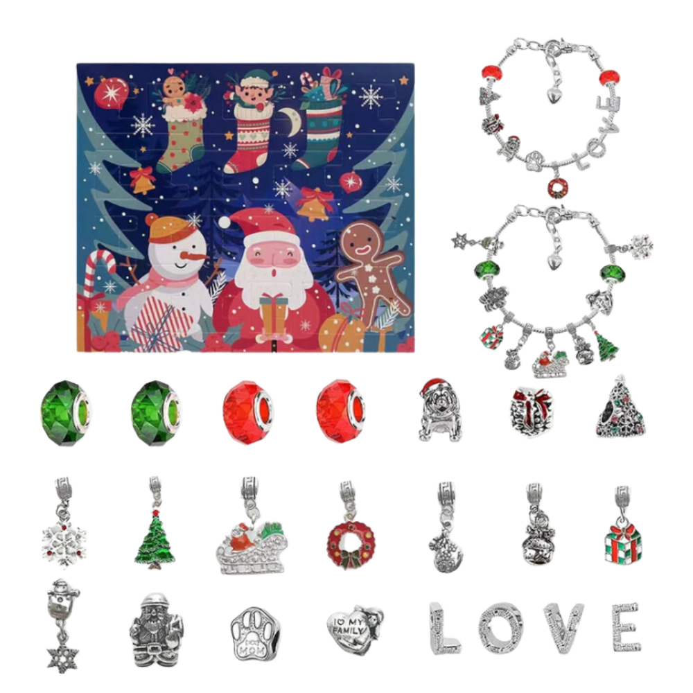 Calendrier de l'Avent Bijoux à faire soi-même de 24 jours