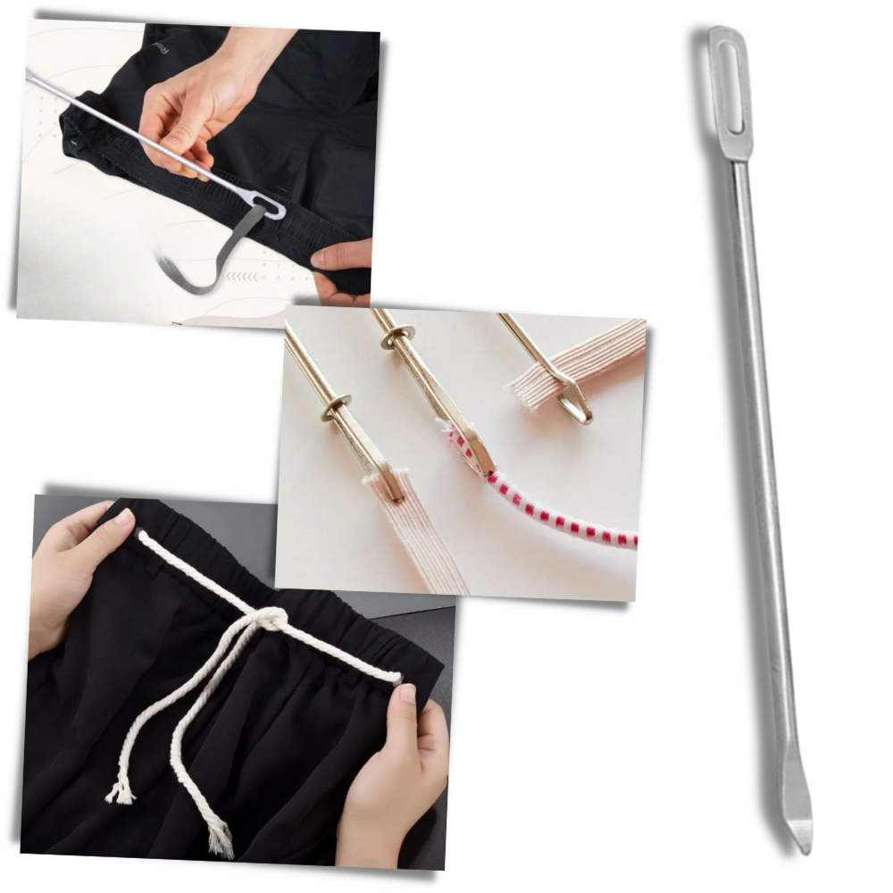Enfileur facile de cordon de serrage de la ceinture