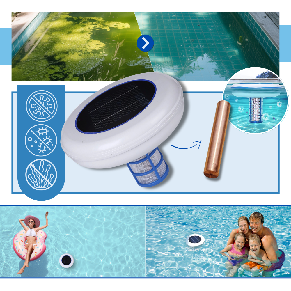 Ioniseur solaire de piscine