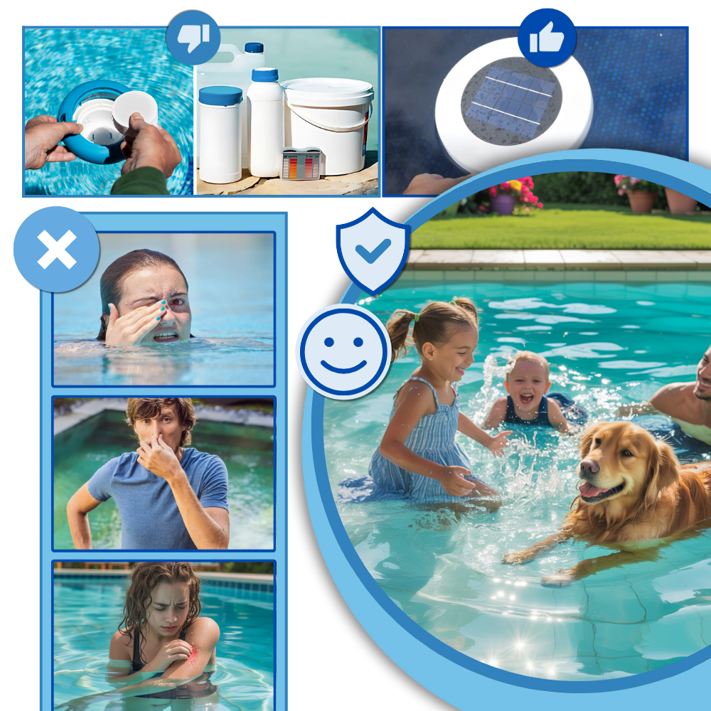 Ioniseur solaire de piscine