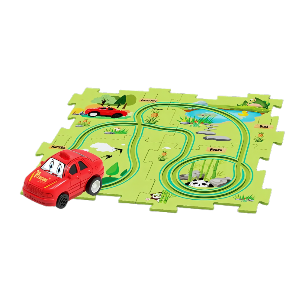 Jeu de piste ludique pour voitures électriques