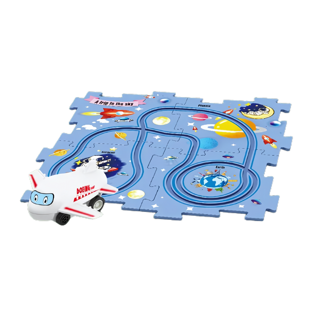Jeu de piste ludique pour voitures électriques
