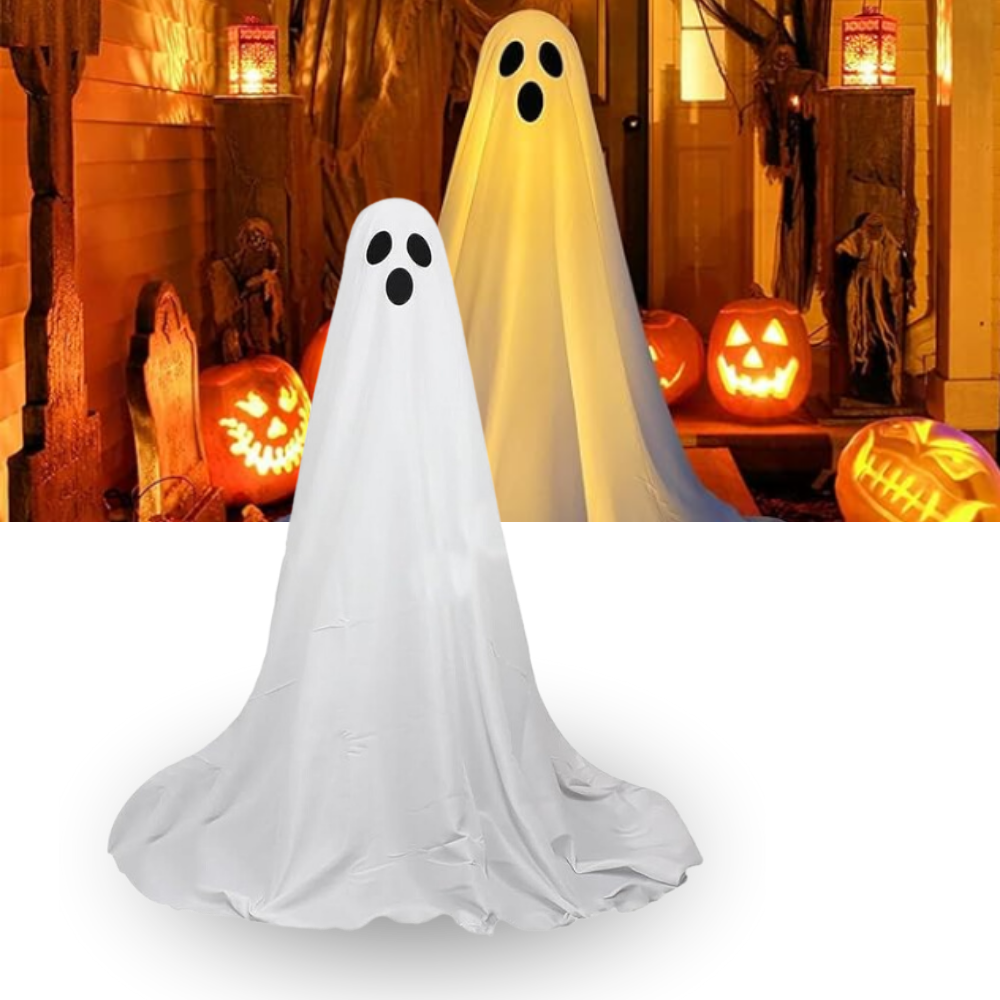 Fantôme lumineux et effrayant pour Halloween
