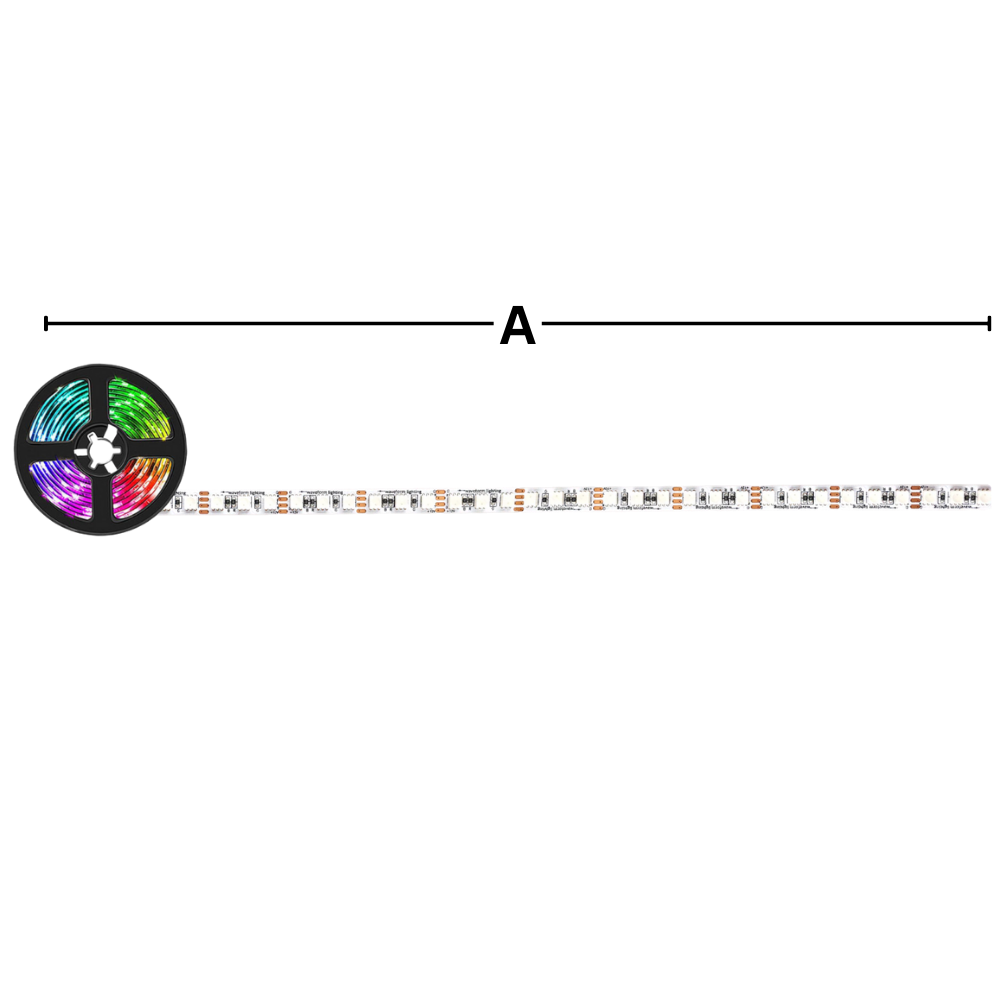 Bande lumineuse LED RVB économe en énergie