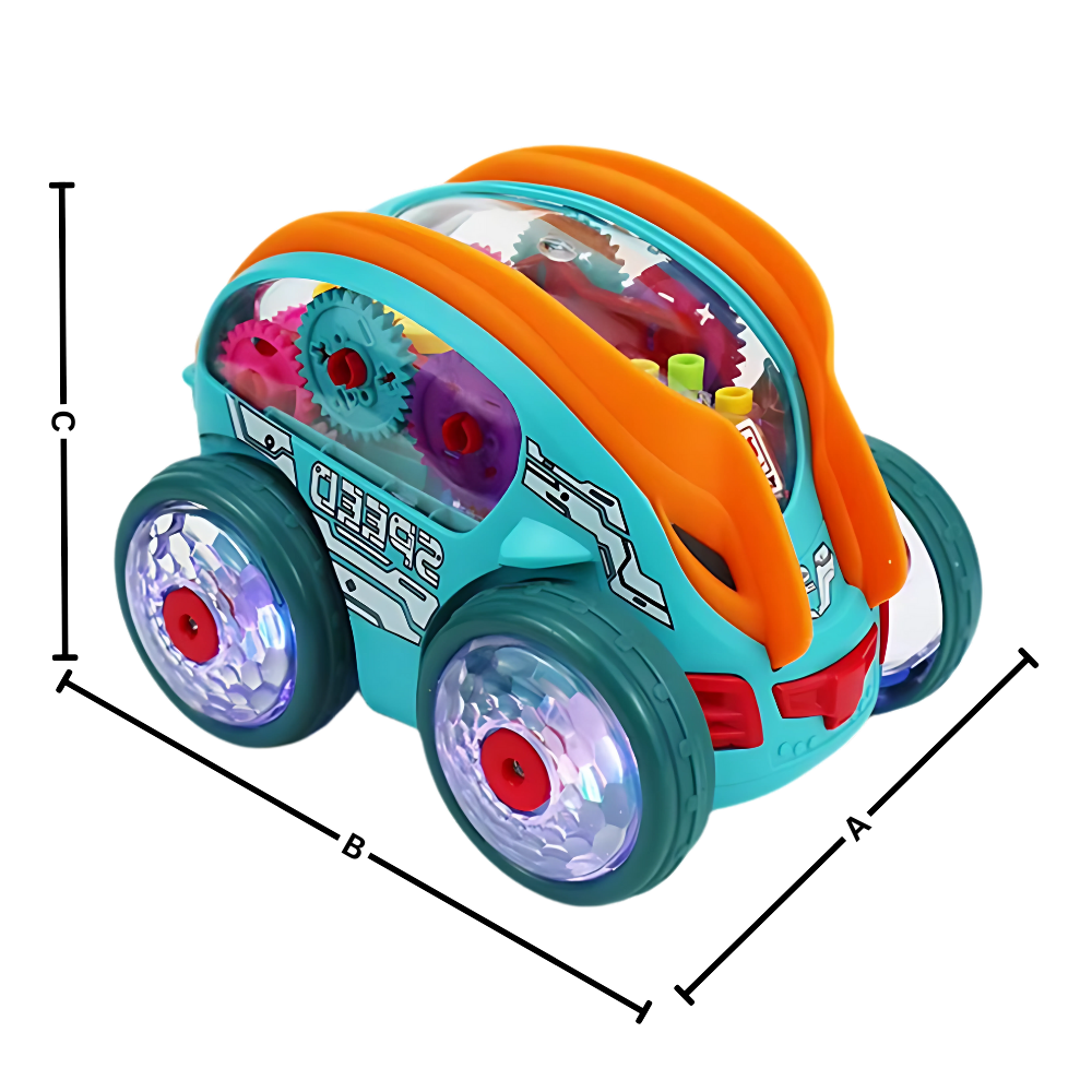 Voiture jouet Speedlite à moteur à engrenages