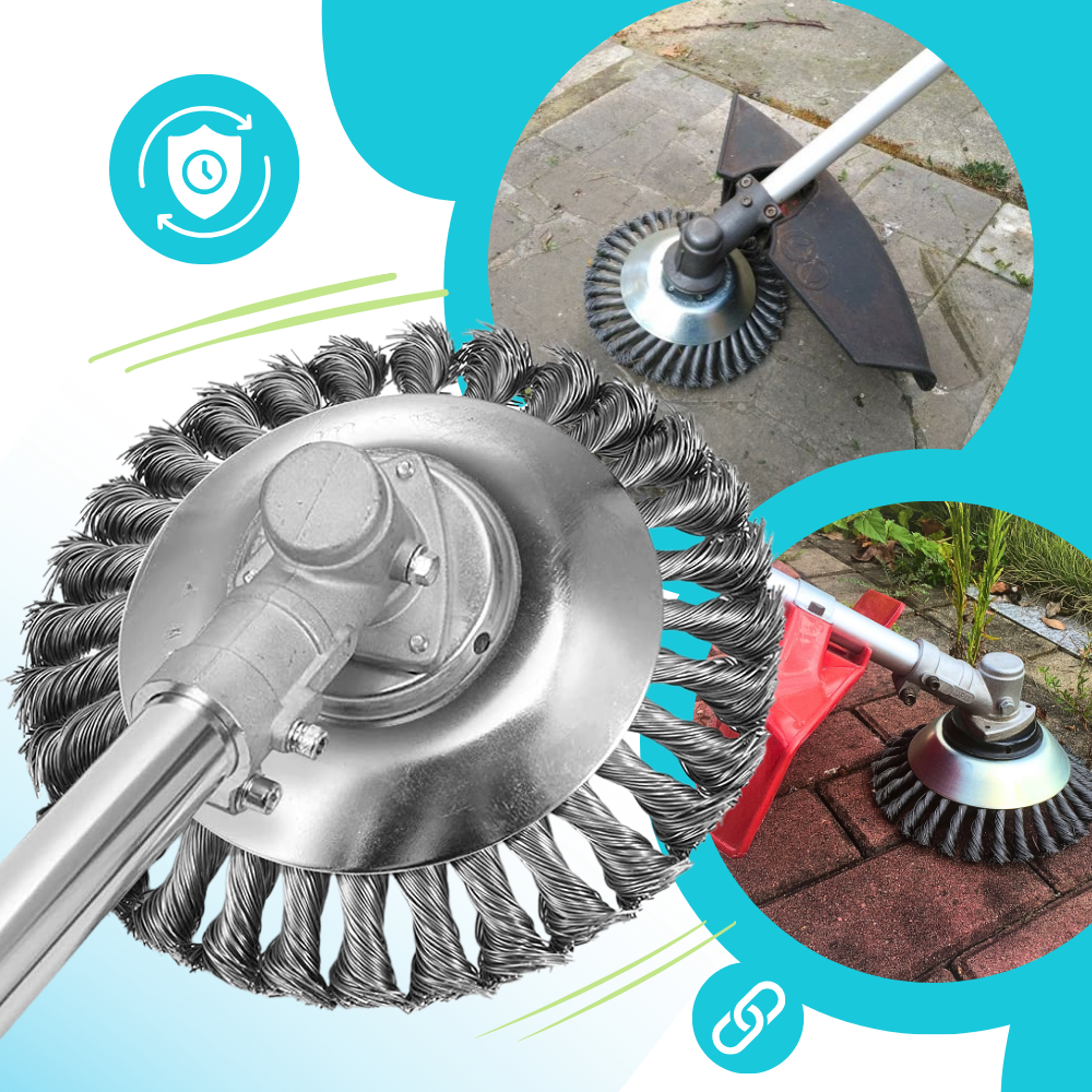 Brosse de désherbage pour débroussailleuse