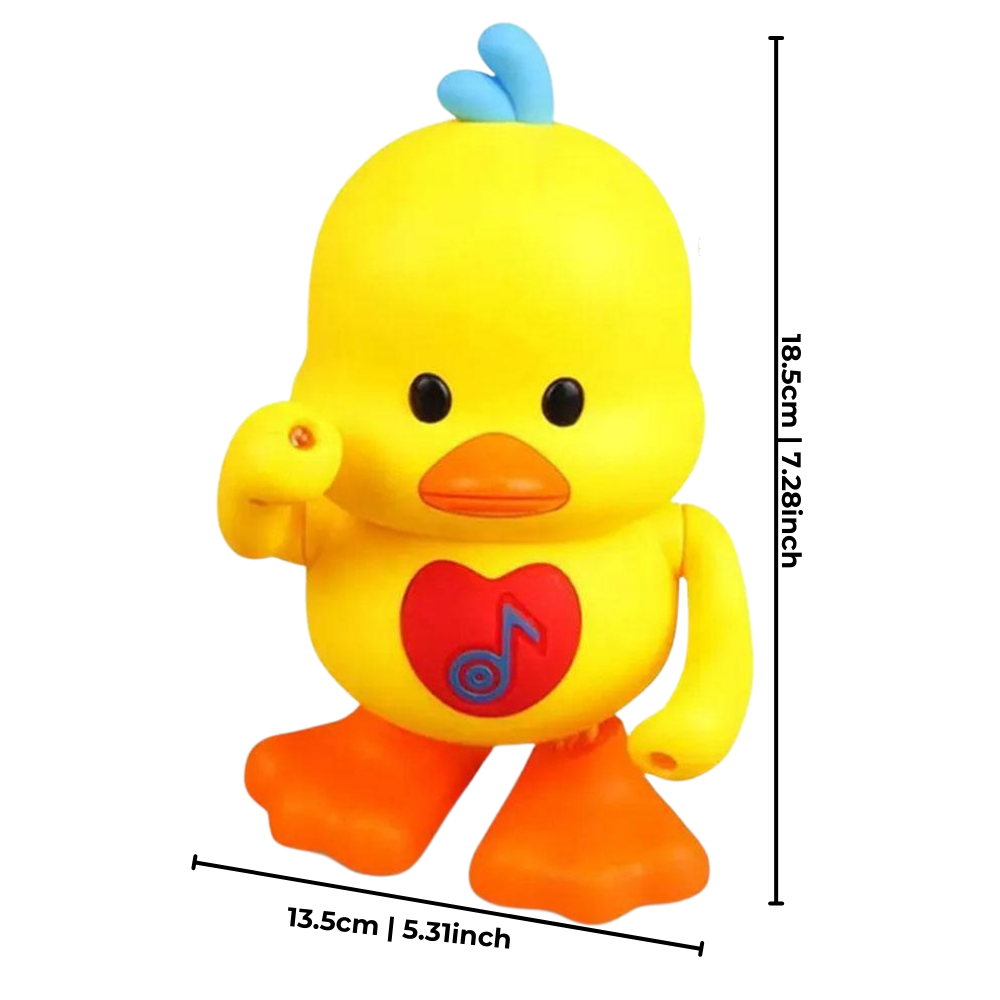 Jouet interactif canard dansant lumineux