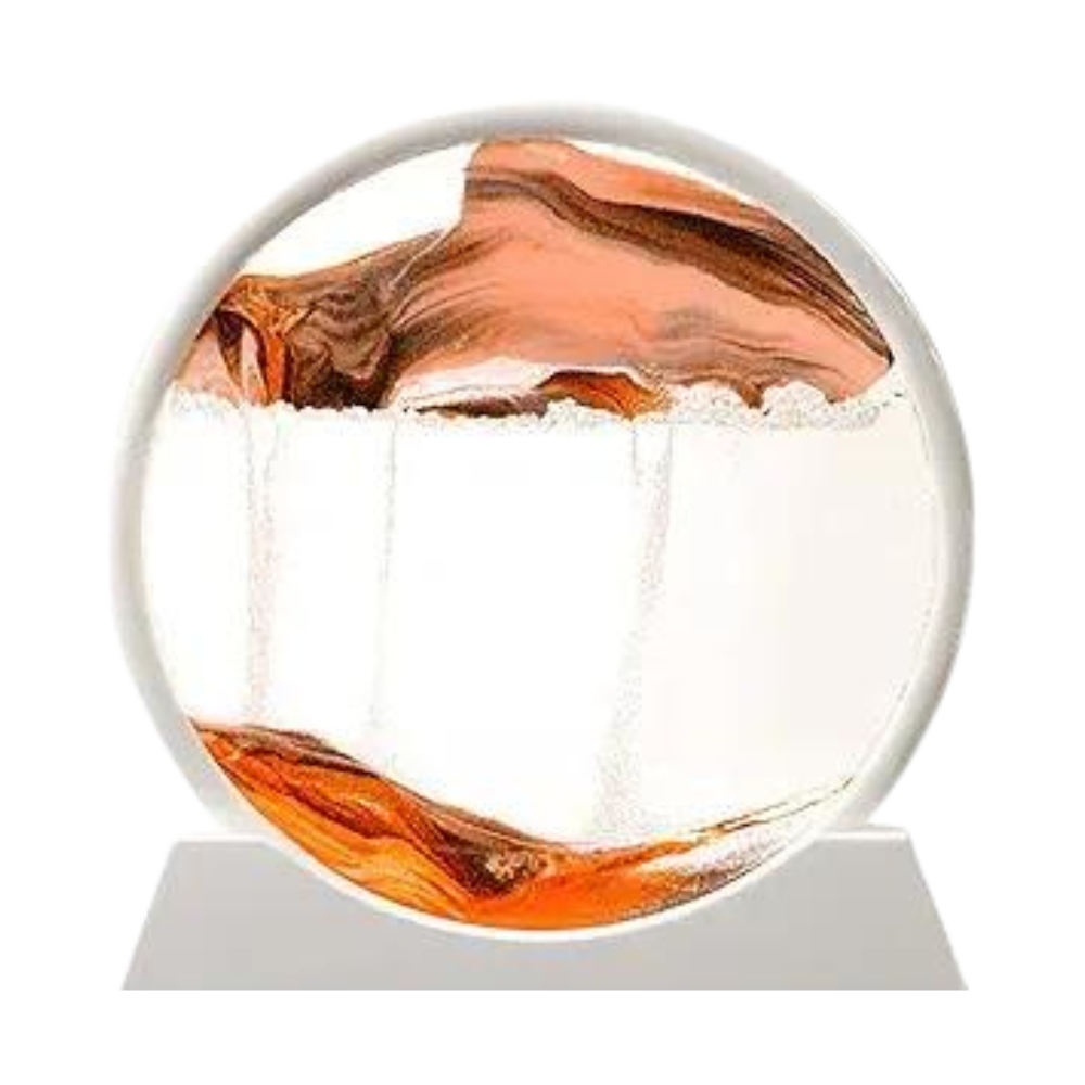 Image d'art de sable en mouvement dynamique