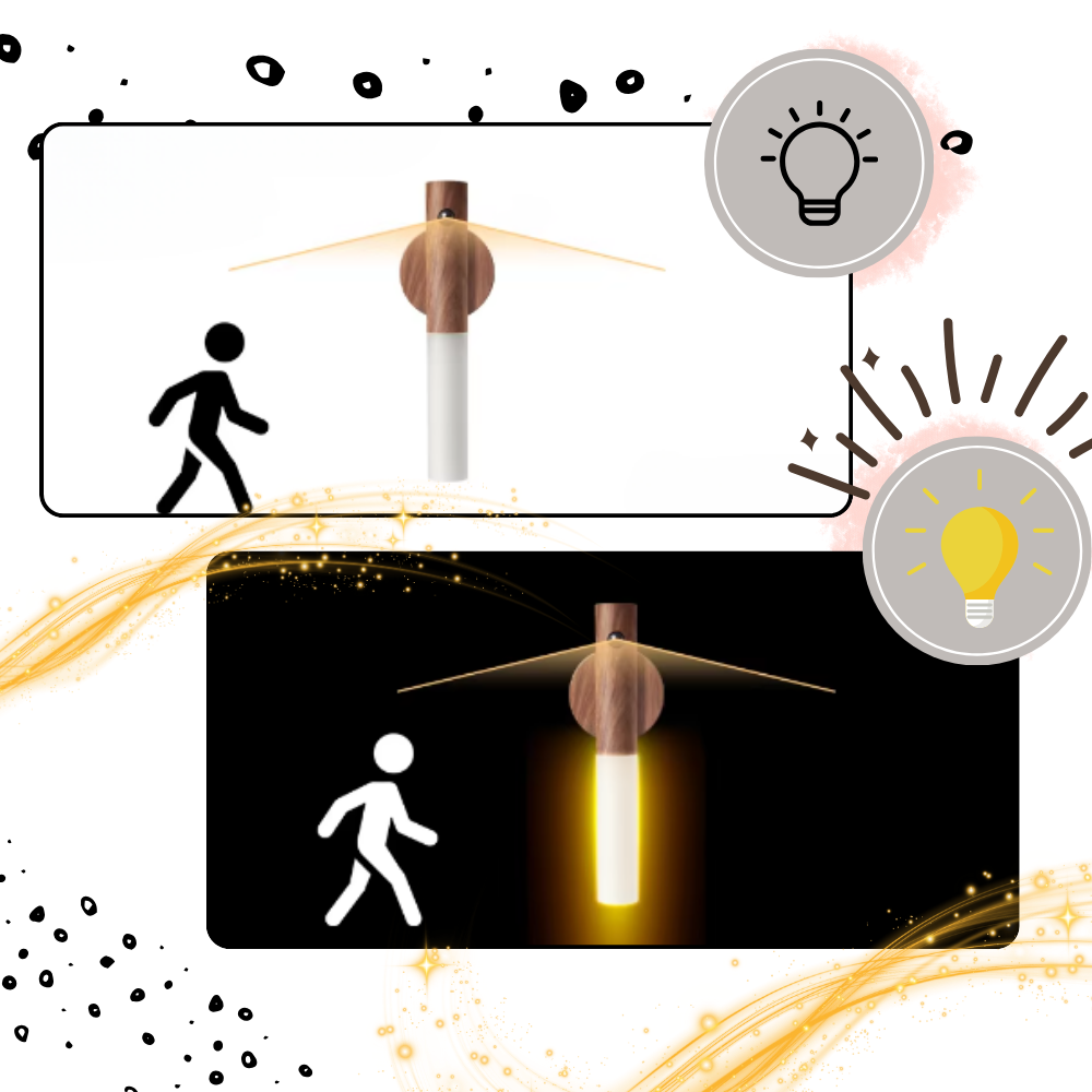 Lampe Torche Rechargeable à Détecteur de Mouvement