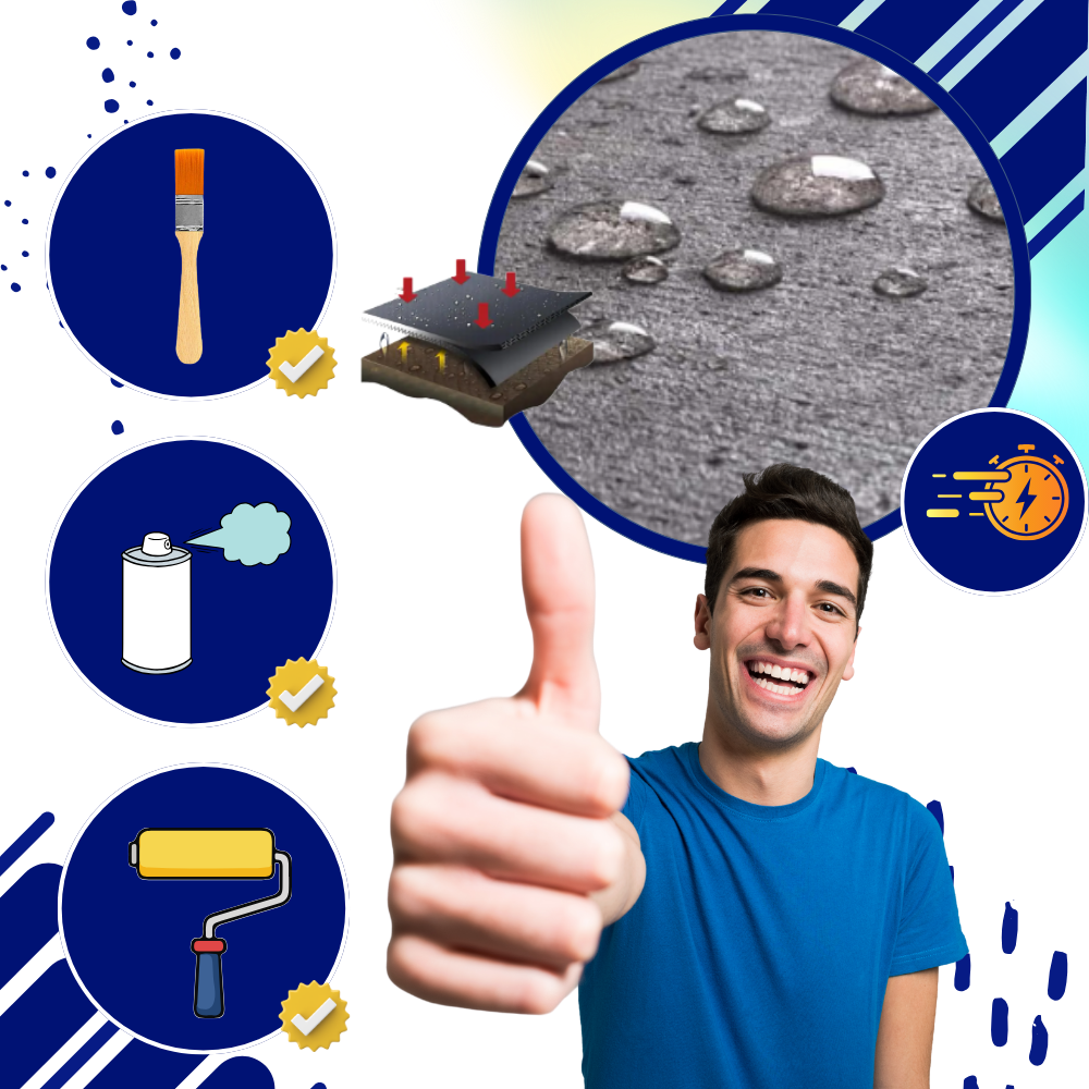 Spray scellant imperméable multi-surfaces