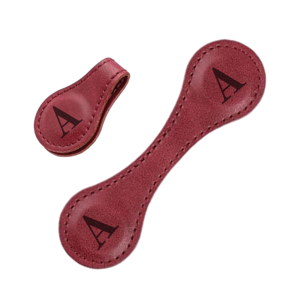 Marque-page magnétique en cuir personnalisé