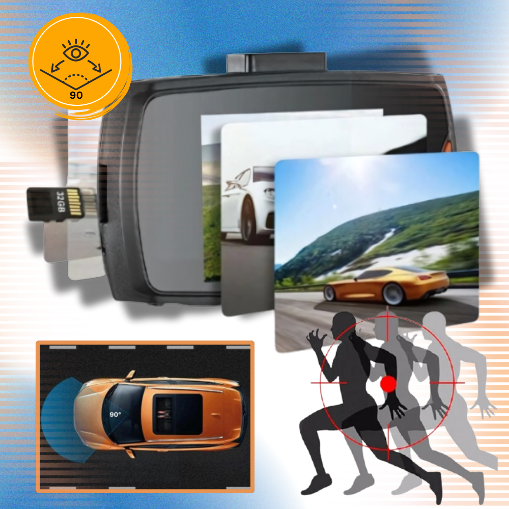 Enregistreur de conduite intelligent HD 1080p