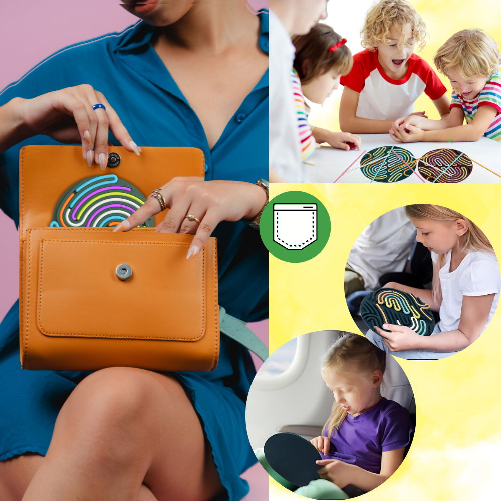 Tableau d'activités sensorielles anti-stress