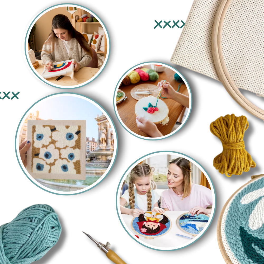Kit de broderie thérapeutique