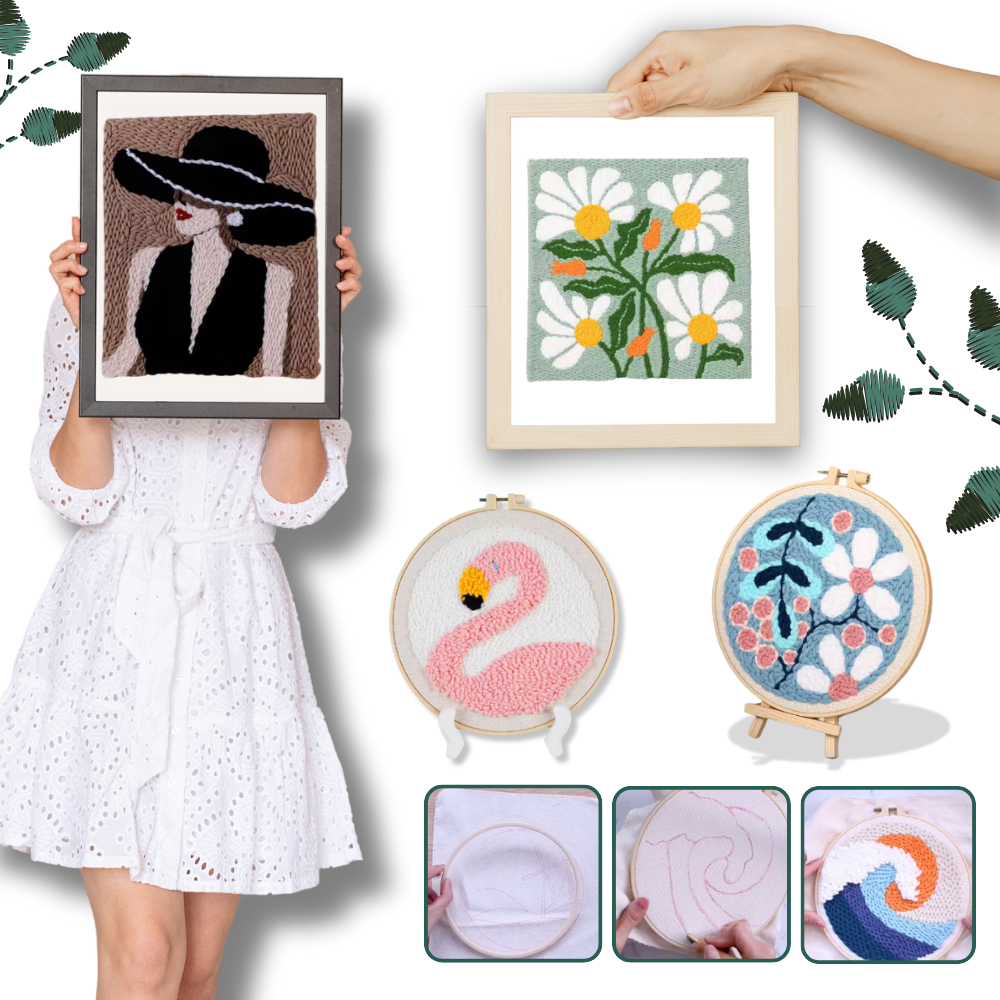Kit de broderie thérapeutique