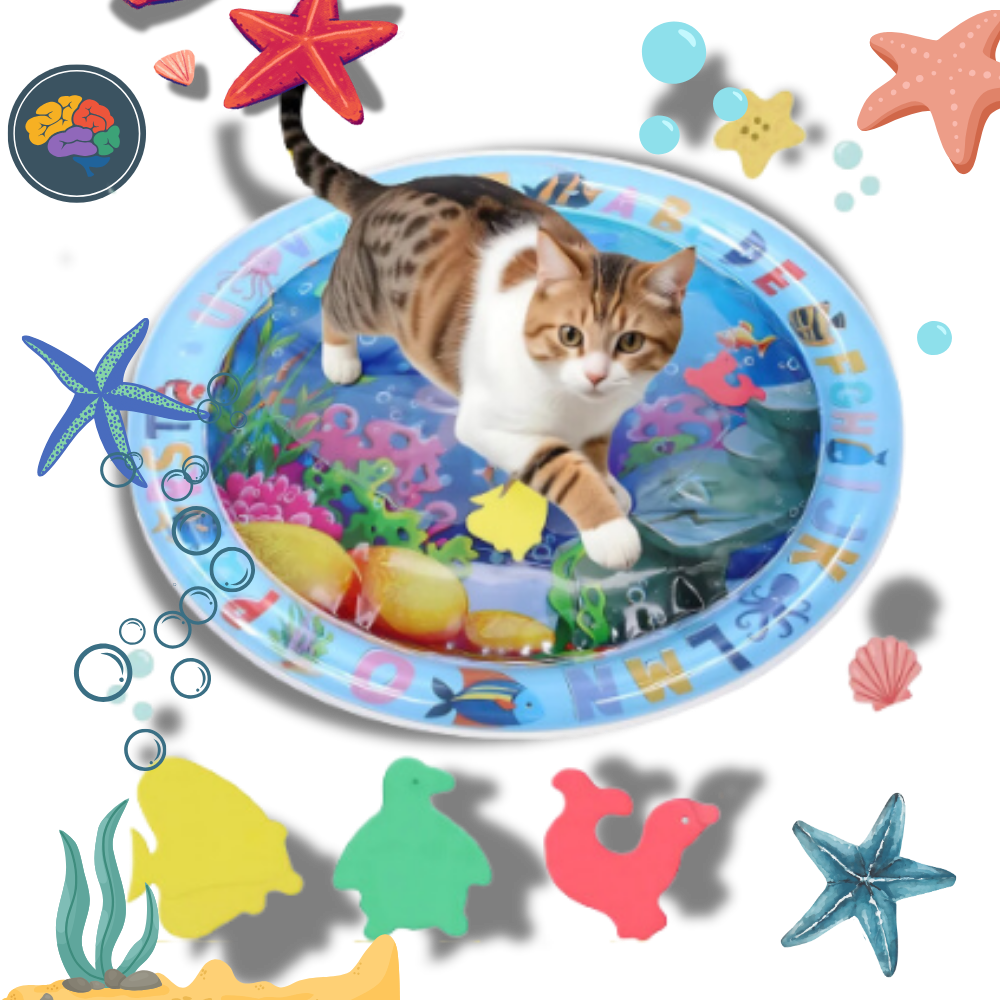 Tapis sensoriel d'eau pour animaux de compagnie