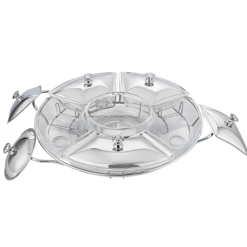 ✨ Plateau Rotatif de Luxe™ + Service de 48 Couverts Dorés OFFERT – Servez avec Élégance