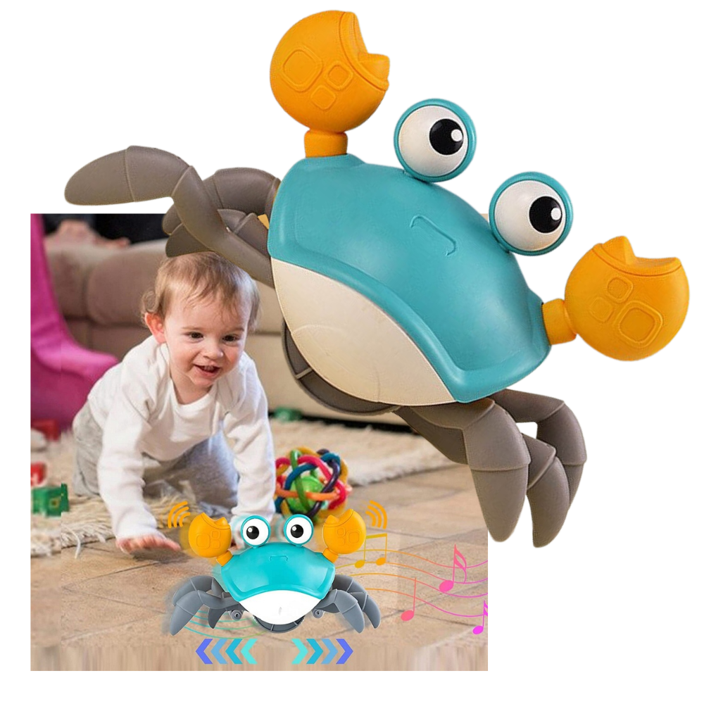 Jouet crabe avec détecteur de mouvement