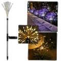 Lumières en forme de feux d'artifice électriques pour le jardin