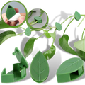 Lot de 20 attaches adhésives en forme de feuille